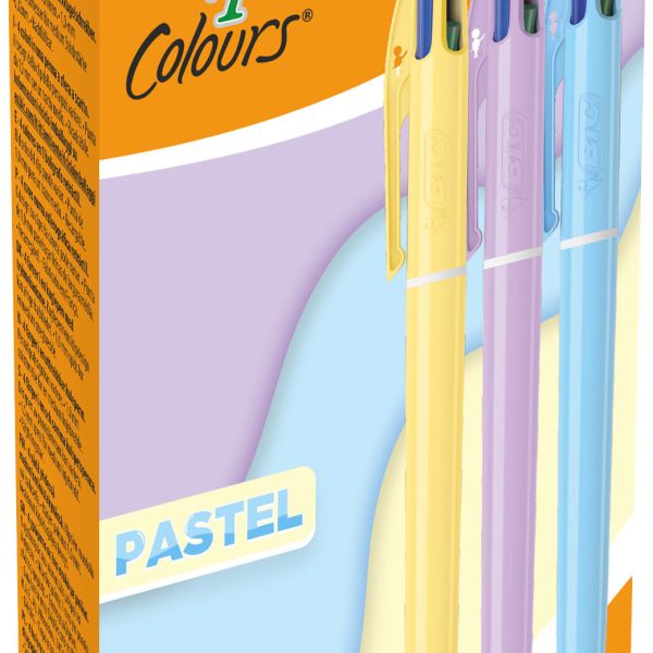 BIC Kugelschreiber 4 Colours 0.4mm 517320 Pastell assortiert