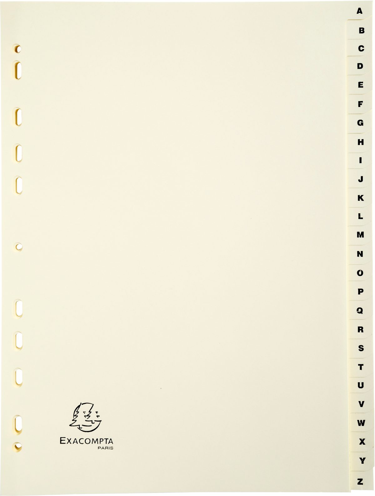 BIELLA Kartonregister A4 1126E elfenbein A-Z 26-teilig – Hochwertig & günstig bei ShopDeca