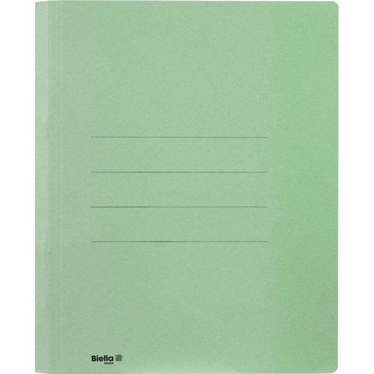 BIELLA Schnellhefter Praxis A4 16740030U grün, 320gm2 250 Bl.