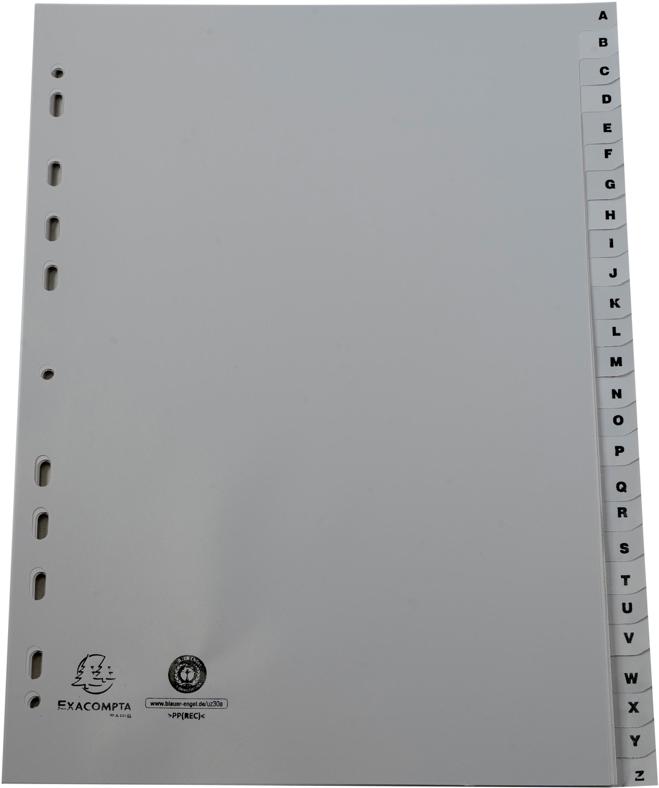 BIELLA-1726E-3130630017264 BIELLA Register PP A4 1726E grau A-Z 26-teilig – Hochwertig & günstig bei ShopDeca