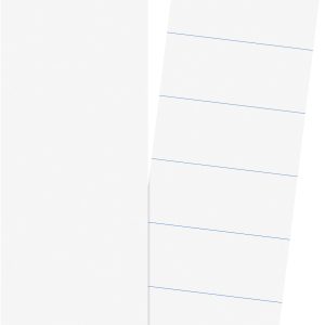 BIELLA Rückenschild Ordner 51x145mm 19016700U für 7cm Rücken 25 Stück