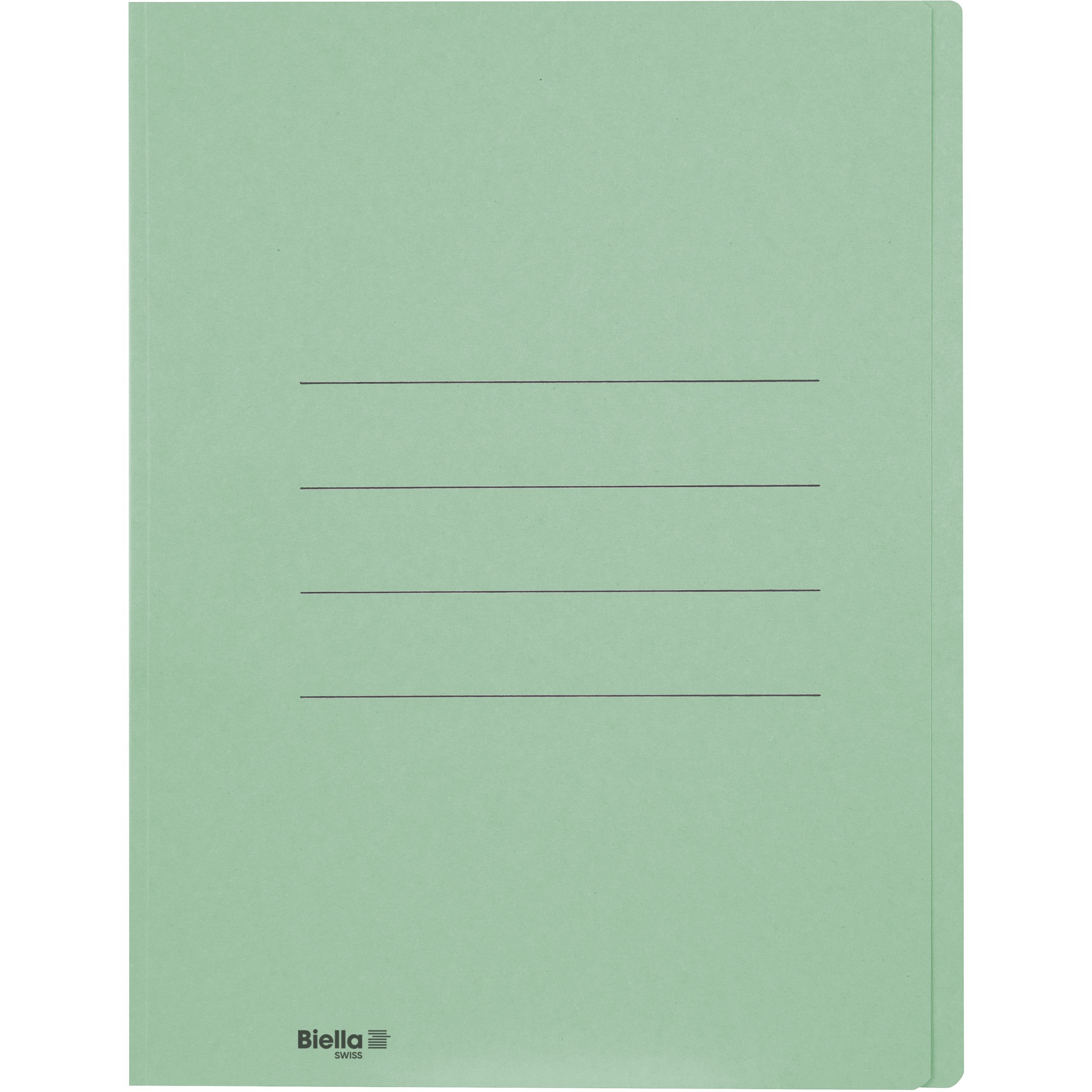 BIELLA-25040030U-7611365216611 BIELLA Einlagemappe A4 25040030U grün 240g/m2 100 Stück – Hochwertig & günstig bei ShopDeca