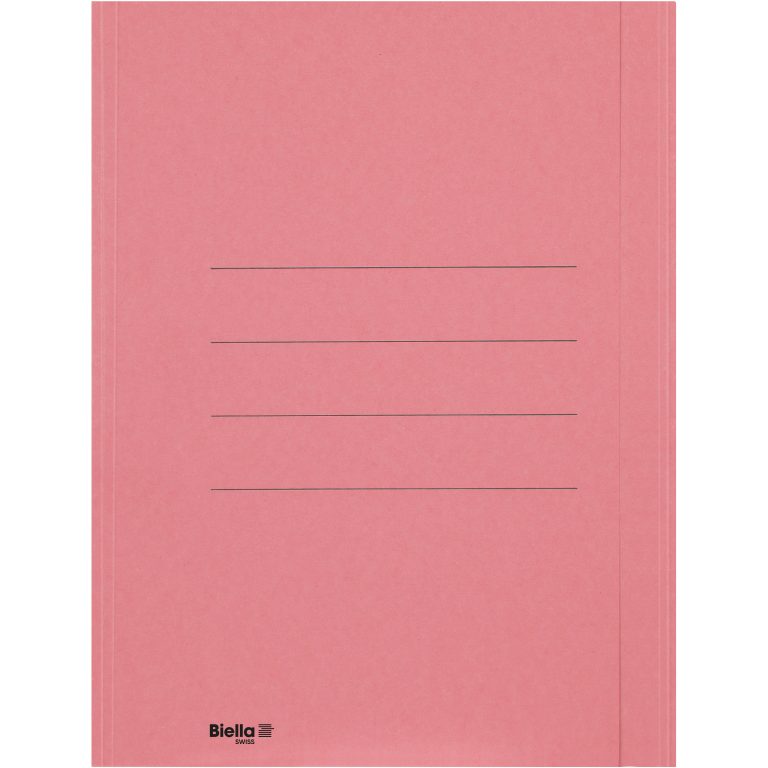 BIELLA Einlagemappe m. Klappe A4 25040145U rot 240g/m2 50 Stück