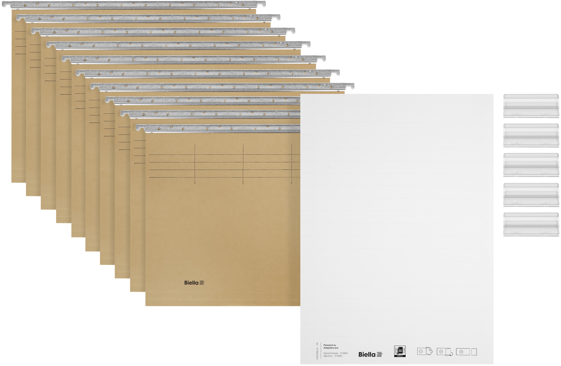 BIELLA-27041400U-7611365218400 BIELLA Hängemappen-Set A4 27041400U olive 32x24cm, 10 Stück – Hochwertig & günstig bei ShopDeca