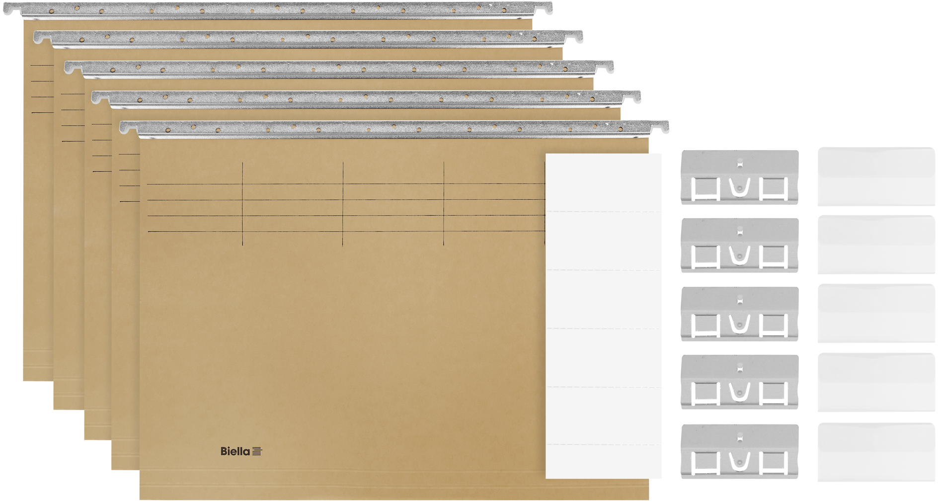 BIELLA-27045600U-7611365218523 BIELLA Hängemappen-Set A4 27045600U olive 32x26cm 5 Stück – Hochwertig & günstig bei ShopDeca