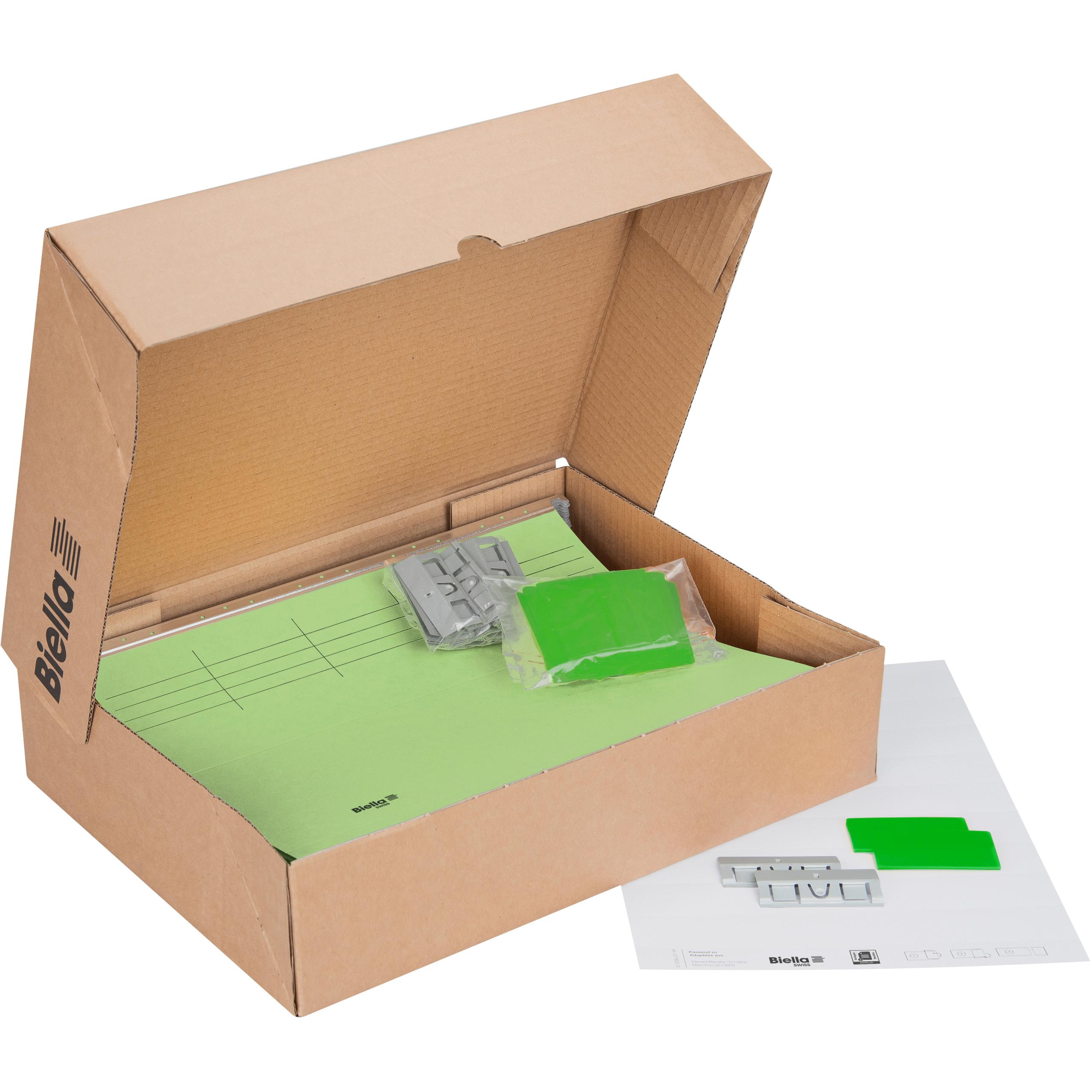 BIELLA-27125531U-7611365250424 BIELLA Hängemappen-Set A4 27125531U hellgrün 32x25cm 25 Stück – Hochwertig & günstig bei ShopDeca