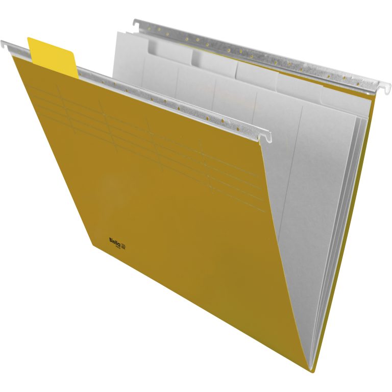 BIELLA Register-Hängemappen-Set A4 27143020U gelb 32x25cm 10 Stück