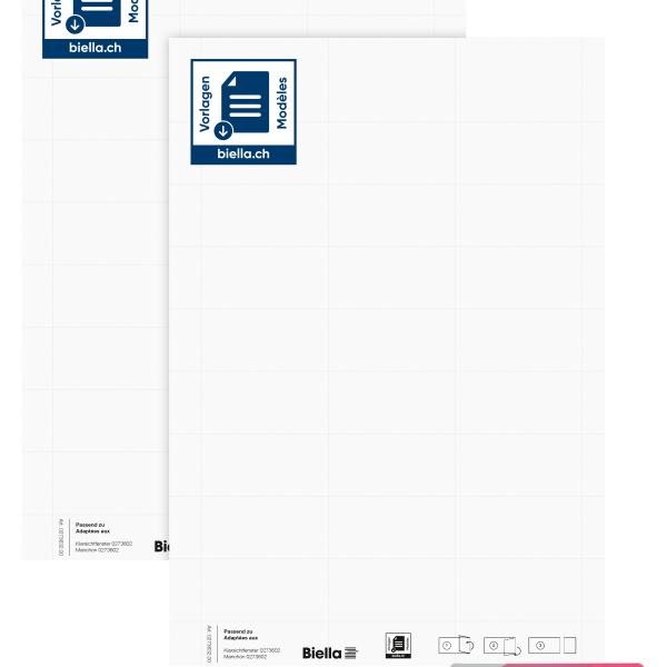 BIELLA Hängemappen-Etiketten 60x30mm 27363200U weiss 270 Stück