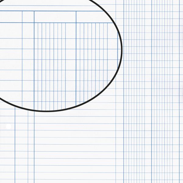 BIELLA Einlageblätter A4 45044900U weiss,Lineatur 9,4-Loch 100Bl.