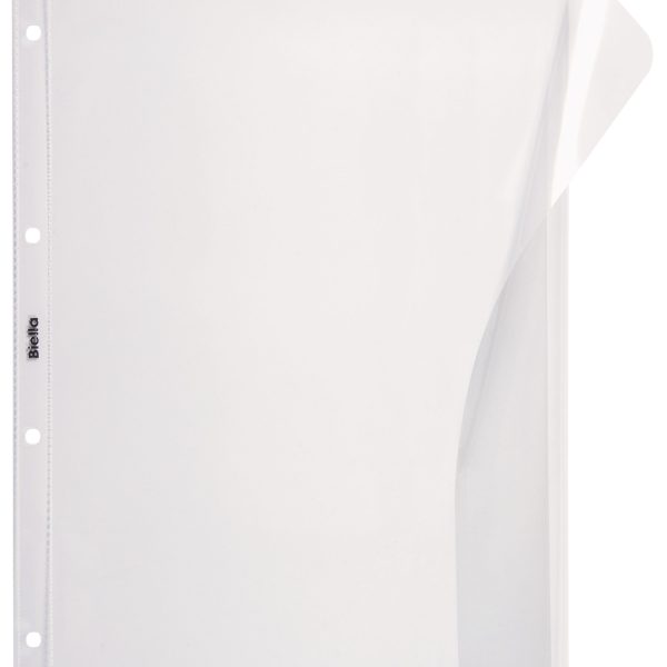 BIELLA Zeigetaschen PP 150my A4 47241503U mit Lasche glatt 10 Stück