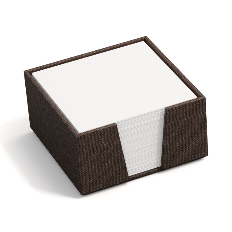 BIGSO BOX OF SWEDEN Zettelkasten James 110x110mm 2711C4801 Leinen, braun