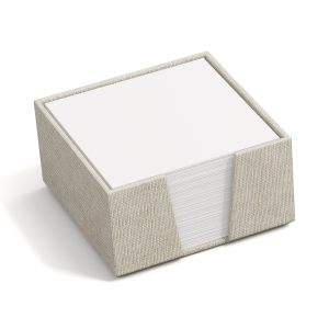 BIGSO BOX OF SWEDEN Zettelkasten James 110x110mm 2711C5501 Leinen beige