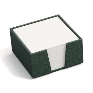 BIGSO BOX OF SWEDEN Zettelkasten James 110x110mm 2711C5901 Leinen, dunkelgrün