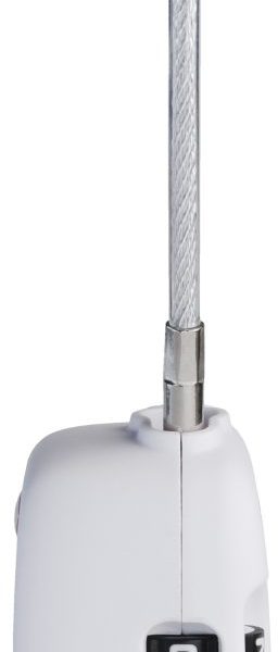 BOOMPODS Tracker Schloss TSA TTSAWT white