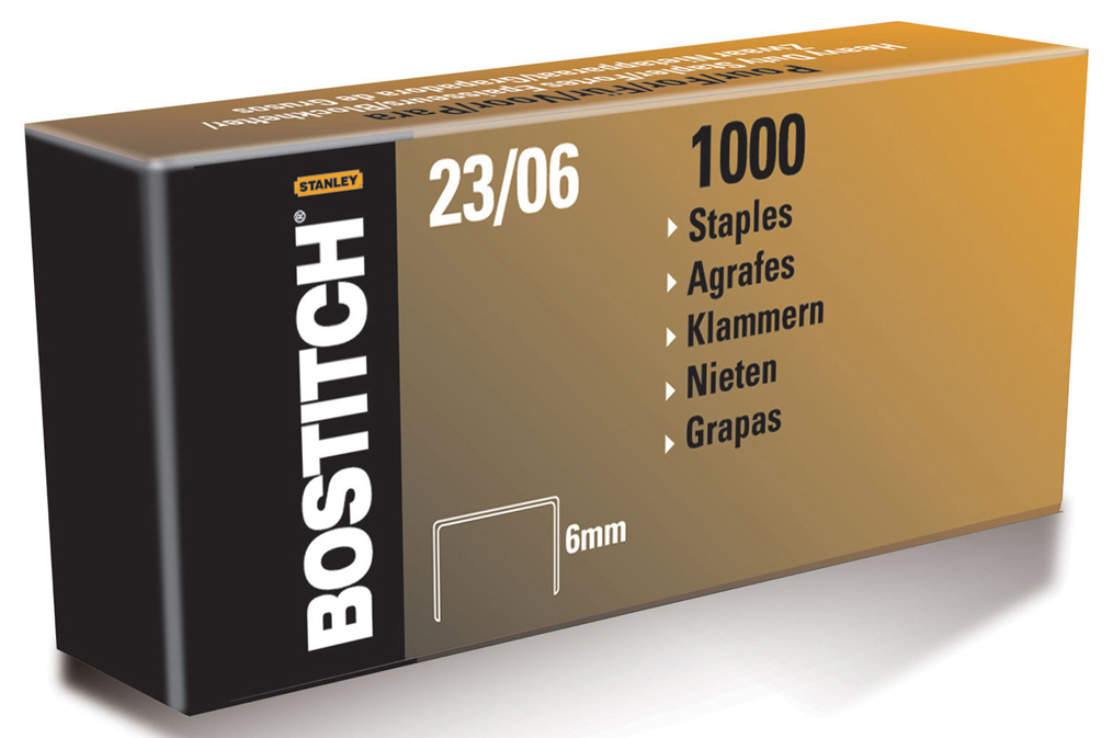 BOSTITCH-23-06-1M-5902013926382 BOSTITCH Heftklammern 23/6 mm 23-06-1M 1000 Stück – Hochwertig & günstig bei ShopDeca