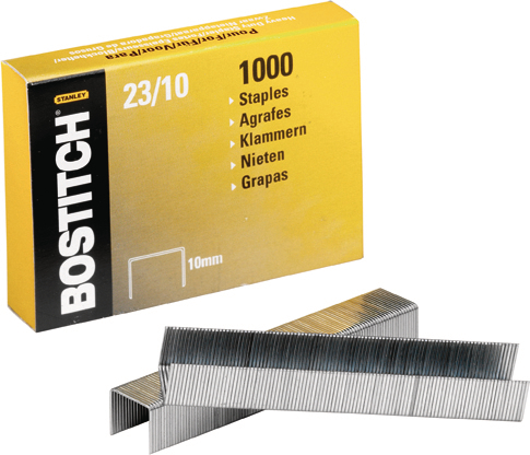 BOSTITCH Heftklammern 23/10 mm 23-10-1M 1000 Stück