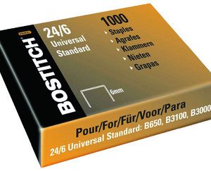 BOSTITCH Heftklammern 24/6 mm 2461MGAL 1000 Stück