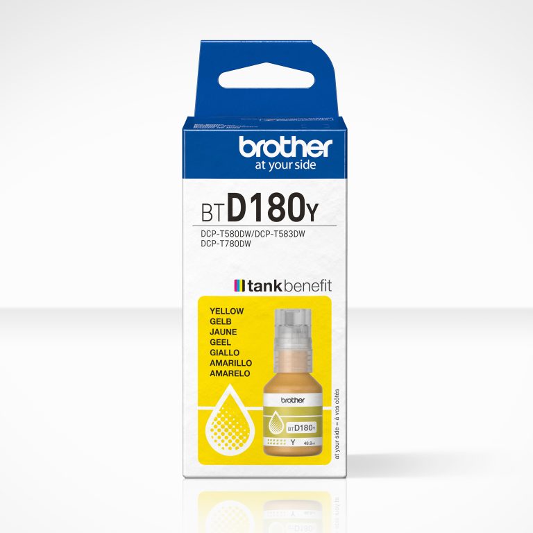 BROTHER Tintenflasche yellow BTD180Y DCP-T580DW 5000 Seiten