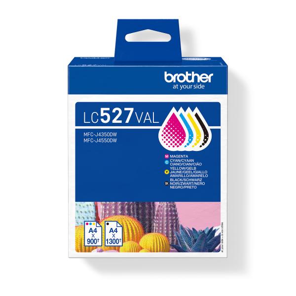 BROTHER Valuepack Tinte CMYBK LC-527VAL MFC-J4350DW 900/1300 Seiten