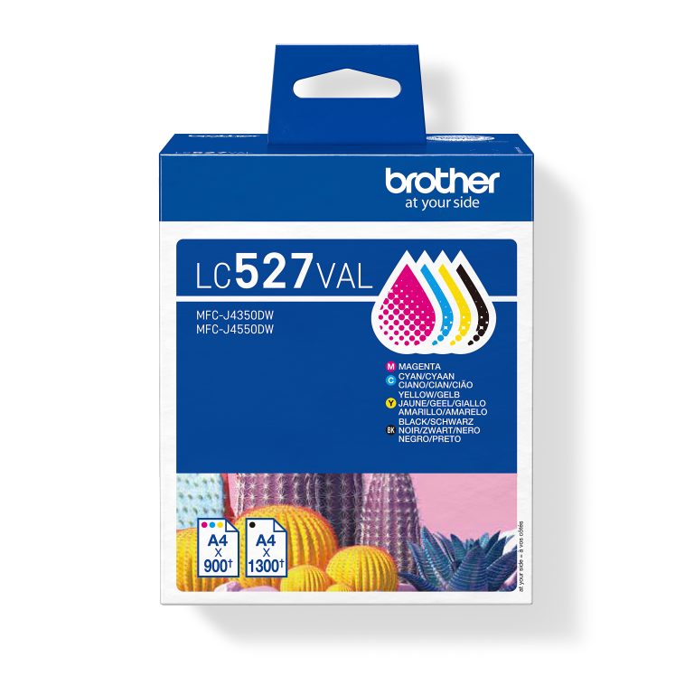 BROTHER Valuepack Tinte CMYBK LC-527VAL MFC-J4350DW 900/1300 Seiten