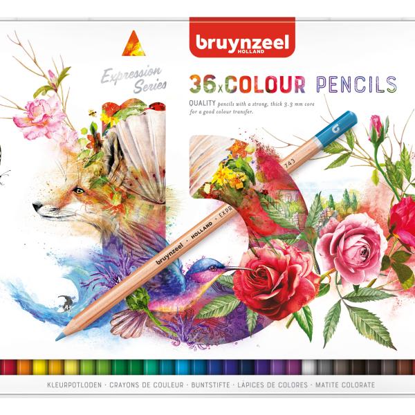 BRUYNZEEL Farbstifte 60312036 Expression 36 Stück
