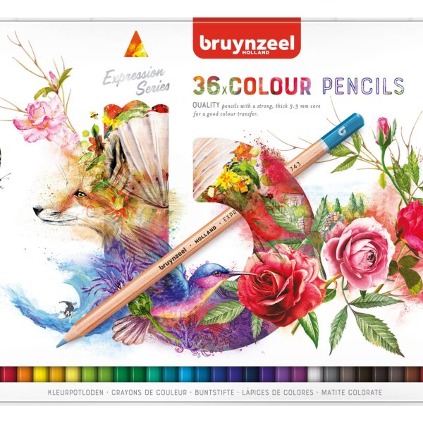 BRUYNZEEL Farbstifte 60312036 Expression 36 Stück