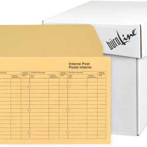 BÜROLINE Interne Post D/F C4 105375 braun 120g 250 Stück