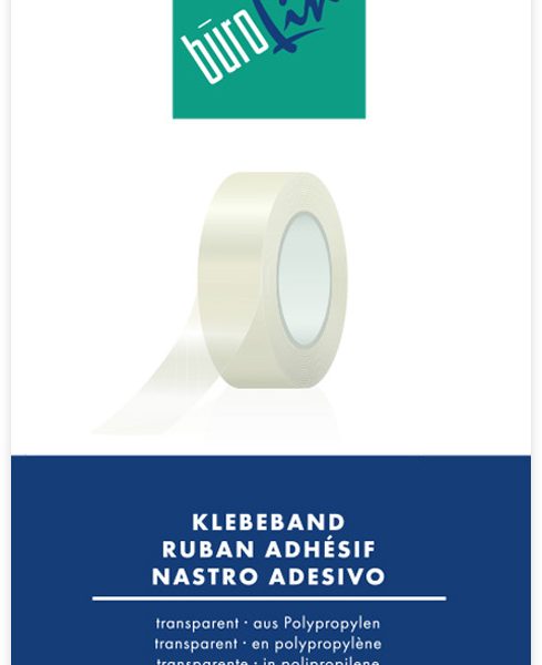 BÜROLINE Klebeband 15mmx33m 131254 transparent, reissfest