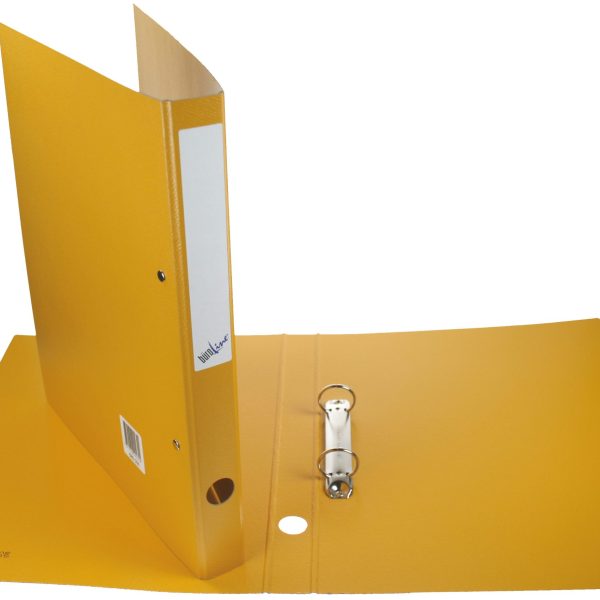 BÜROLINE Ringbuch 3cm 15140320PE1U gelb 2-Ringe A4
