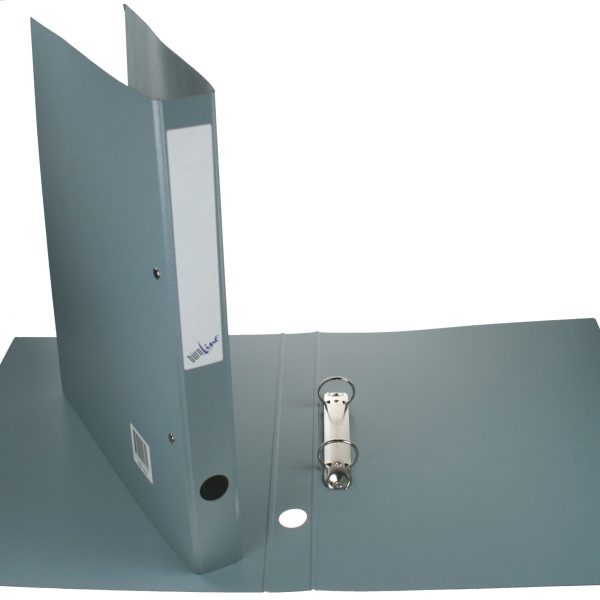 BÜROLINE Ringbuch 3cm 15140325PE1U grau 2-Ring A4