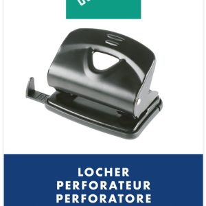 BÜROLINE Bürolocher 166900 schwarz 20 Blatt