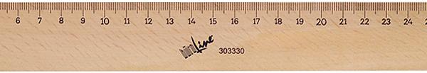 BÜROLINE Holzmassstab 30cm 303330