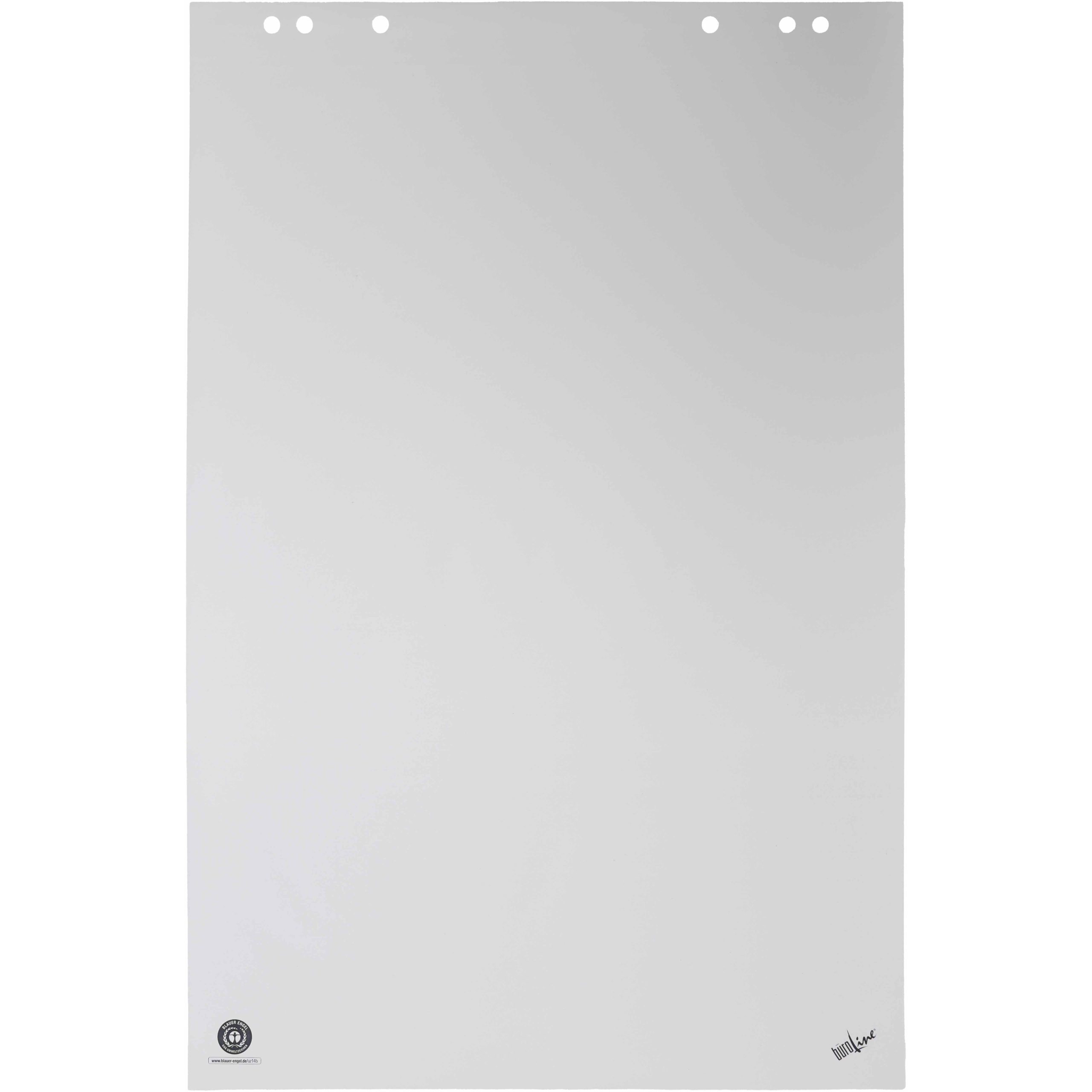 BUEROLINE-400190534-7613058039248 BÜROLINE Flipchart-Block 80g 65x98cm 400190534 recycling, blanko 5 Stück – Hochwertig & günstig bei ShopDeca