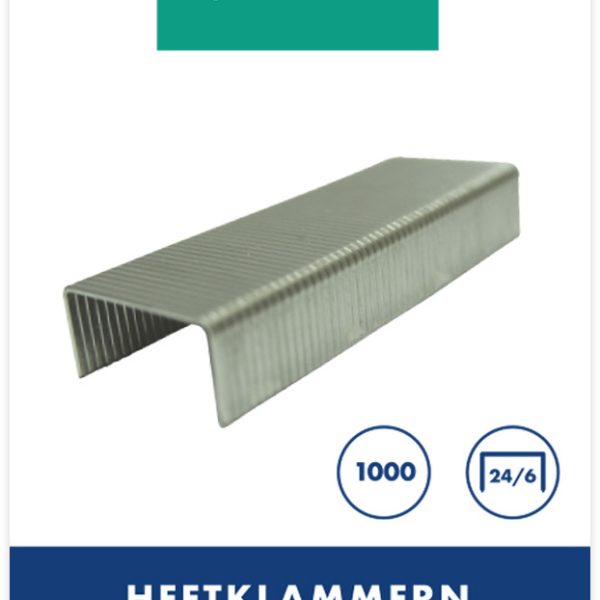 BÜROLINE Heftklammern 24/6mm 500070 1000 Stück