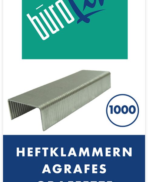 BÜROLINE Heftklammern No.10 500072 1000 Stück