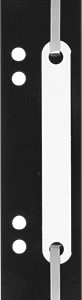 BÜROLINE Heftstreifen 15x3,4cm 608247 schwarz 25 Stück