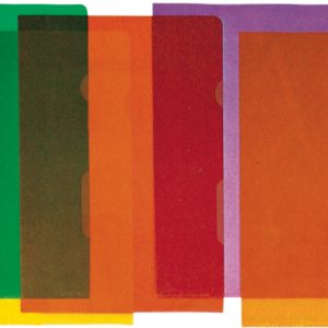 BÜROLINE Sichtmappen A4 620091 rot 100 Stück