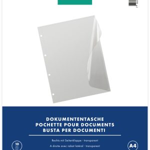 BÜROLINE Dokumententaschen A4 622061 10 Stück