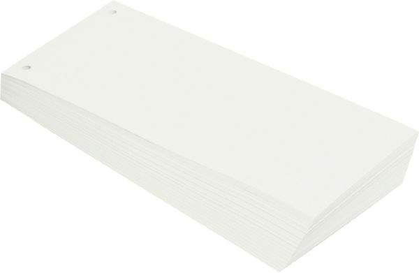 BÜROLINE Trennstreifen 10,5x24cm 660577 weiss 100 Stück
