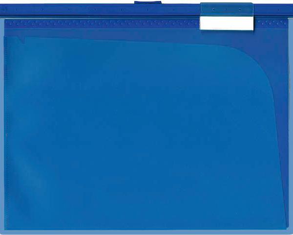 BÜROLINE Hängemappe A4 664061 blau, 10 Fächer 3 Stk.