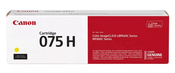 CANON-6366C002-4549292224399 CANON Toner-Modul 075H yellow 6366C002 LBP647Cdw/664Cdw 2500 Seiten – Hochwertig & günstig bei ShopDeca