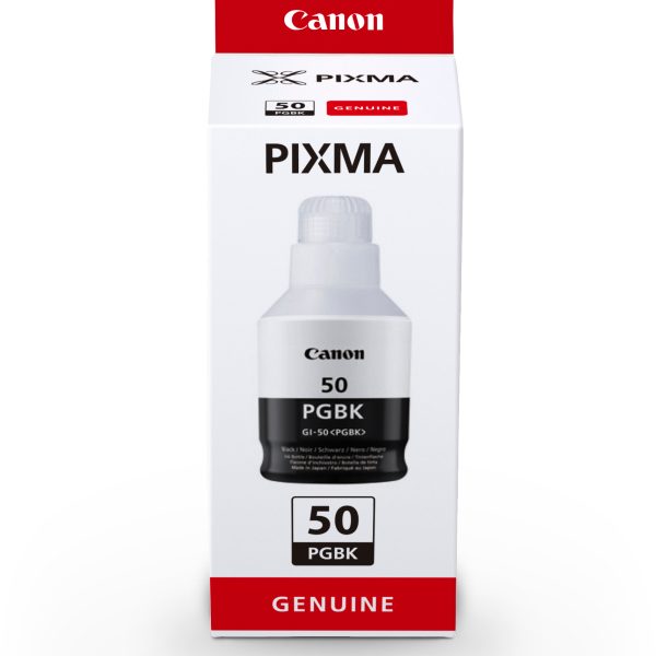 CANON Tintenbehälter schwarz GI-50PGBK PIXMA G5050/G6050 170ml