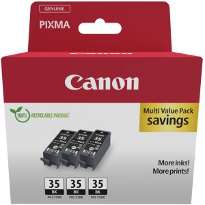 CANON Triple Pack Tinte schwarz PGI35BK PIXMA iP100 3x9.3ml