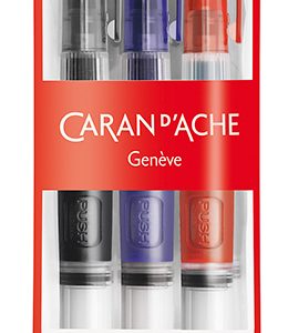 CARAN D'ACHE Wasser-Reservoir-Pinsel 115.303 Etui, 3 Stück