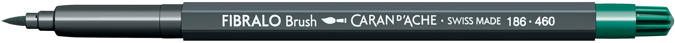 CARAN-DACHE-186.46-7630002332415 CARAN D'ACHE Classic Fibralo Brush 186.46 pfaugrün – Hochwertig & günstig bei ShopDeca