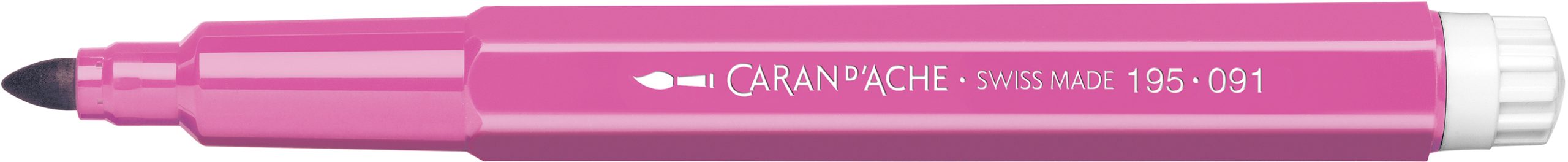 CARAN-DACHE-195.091-7630002307413 CARAN D'ACHE Fasermalstift Fancolor Maxi 195.091 purpur – Hochwertig & günstig bei ShopDeca