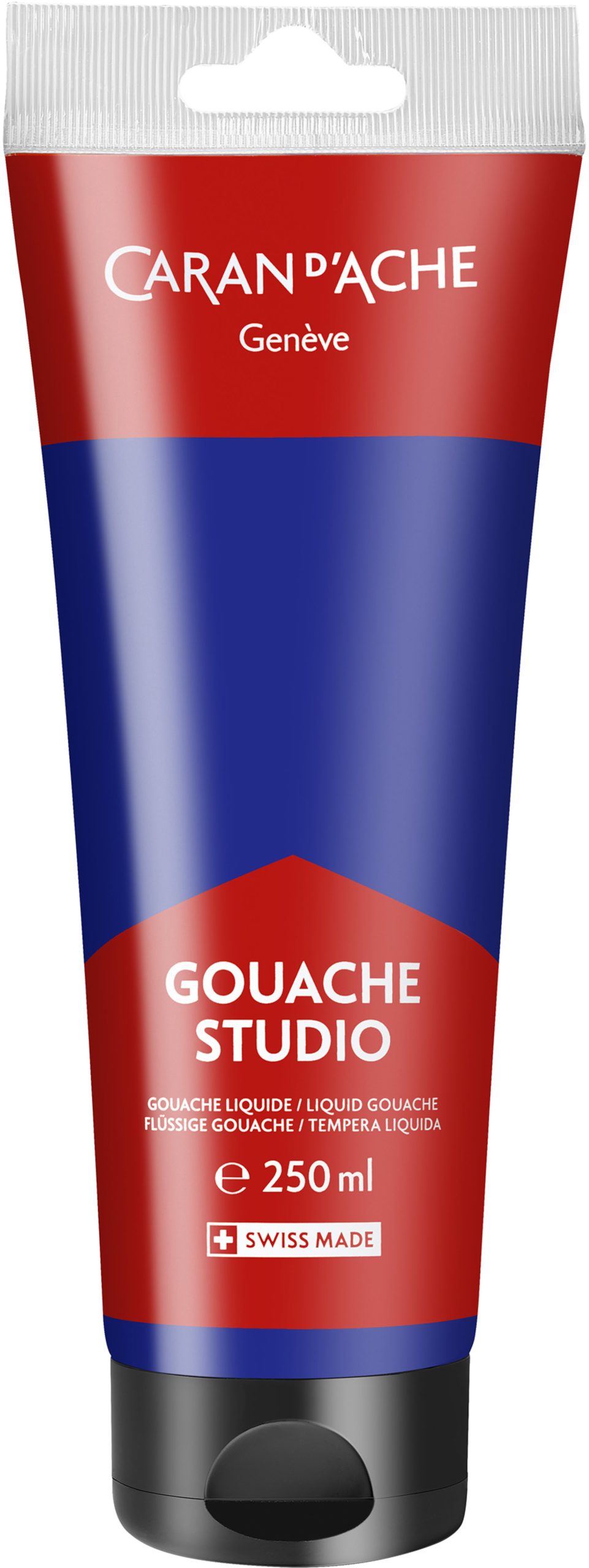 CARAN-DACHE-2330.140-7630002358545 CARAN D'ACHE Deckfarbe Gouache 250ml 2330.140 ultramarinblau, Studio – Hochwertig & günstig bei ShopDeca