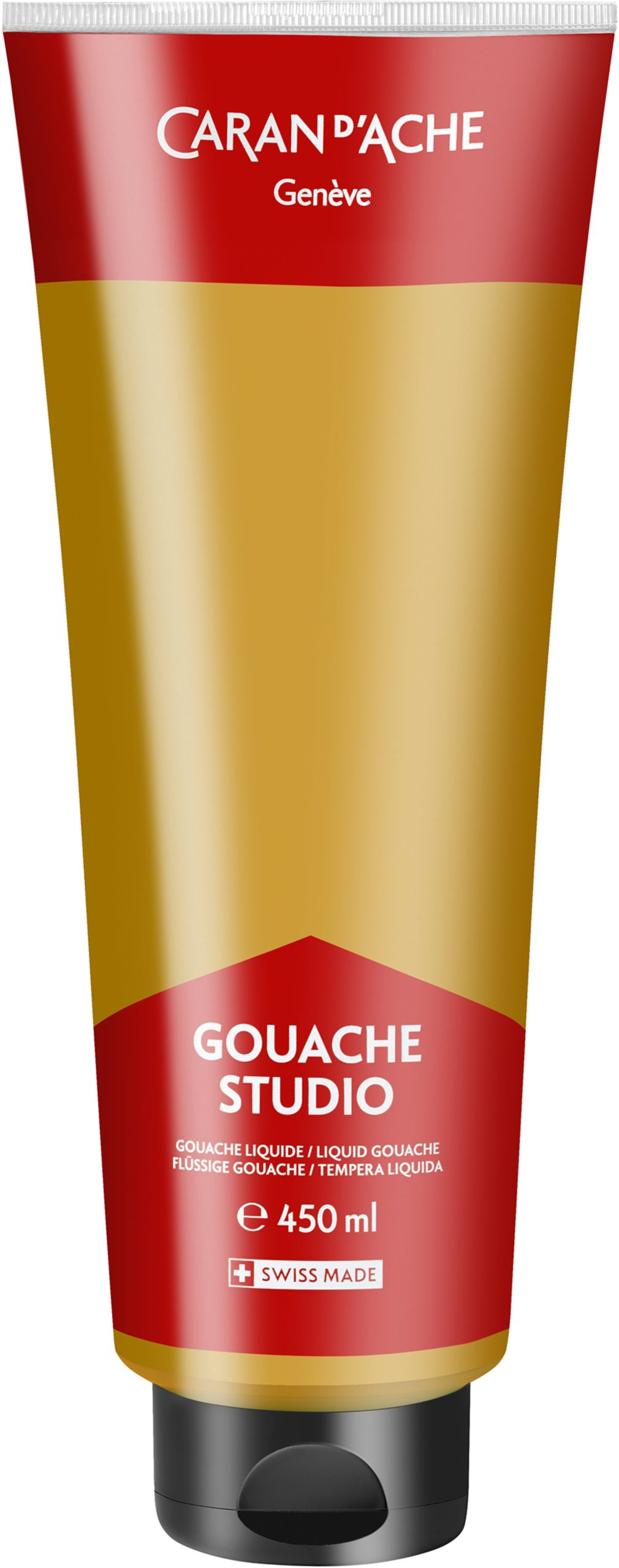 CARAN-DACHE-2340.035-7630002358163 CARAN D'ACHE Deckfarbe Gouache 450ml 2340.035 ocker, Studio – Hochwertig & günstig bei ShopDeca