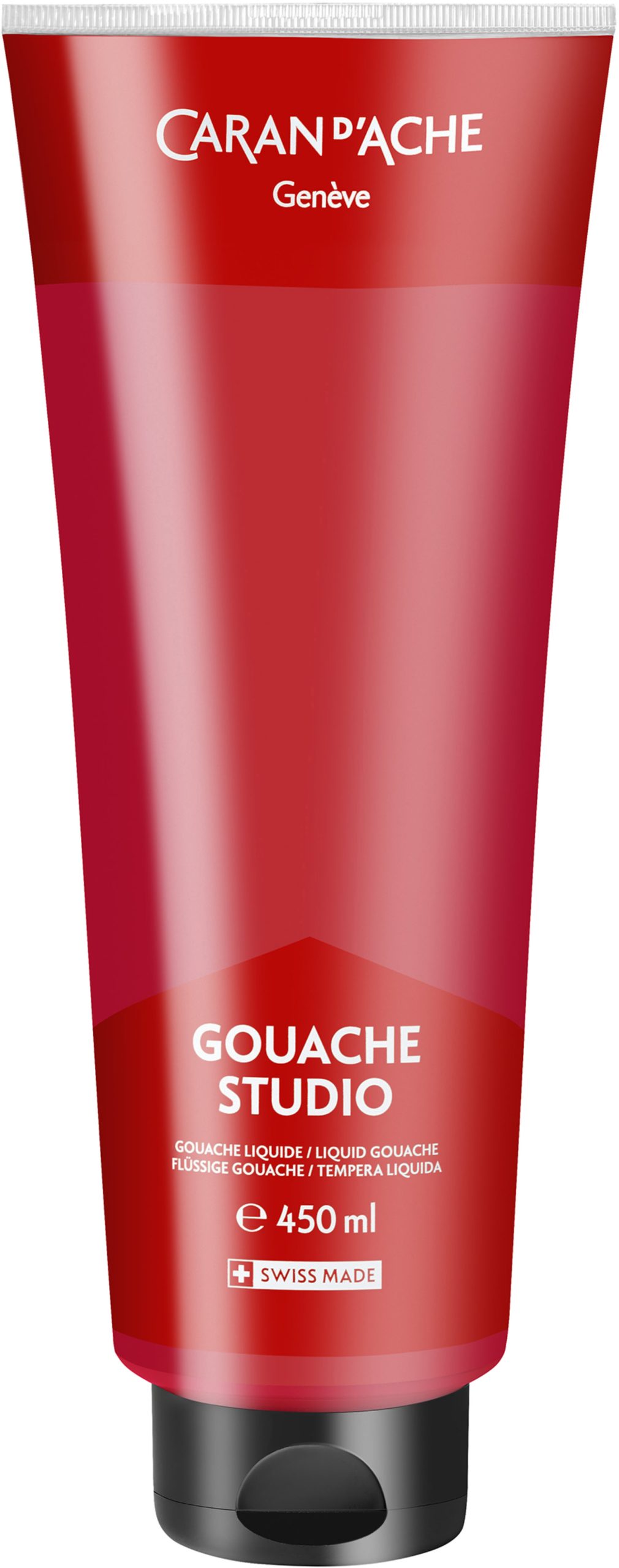 CARAN-DACHE-2340.080-7630002358224 CARAN D'ACHE Deckfarbe Gouache 450ml 2340.080 karmin, Studio – Hochwertig & günstig bei ShopDeca