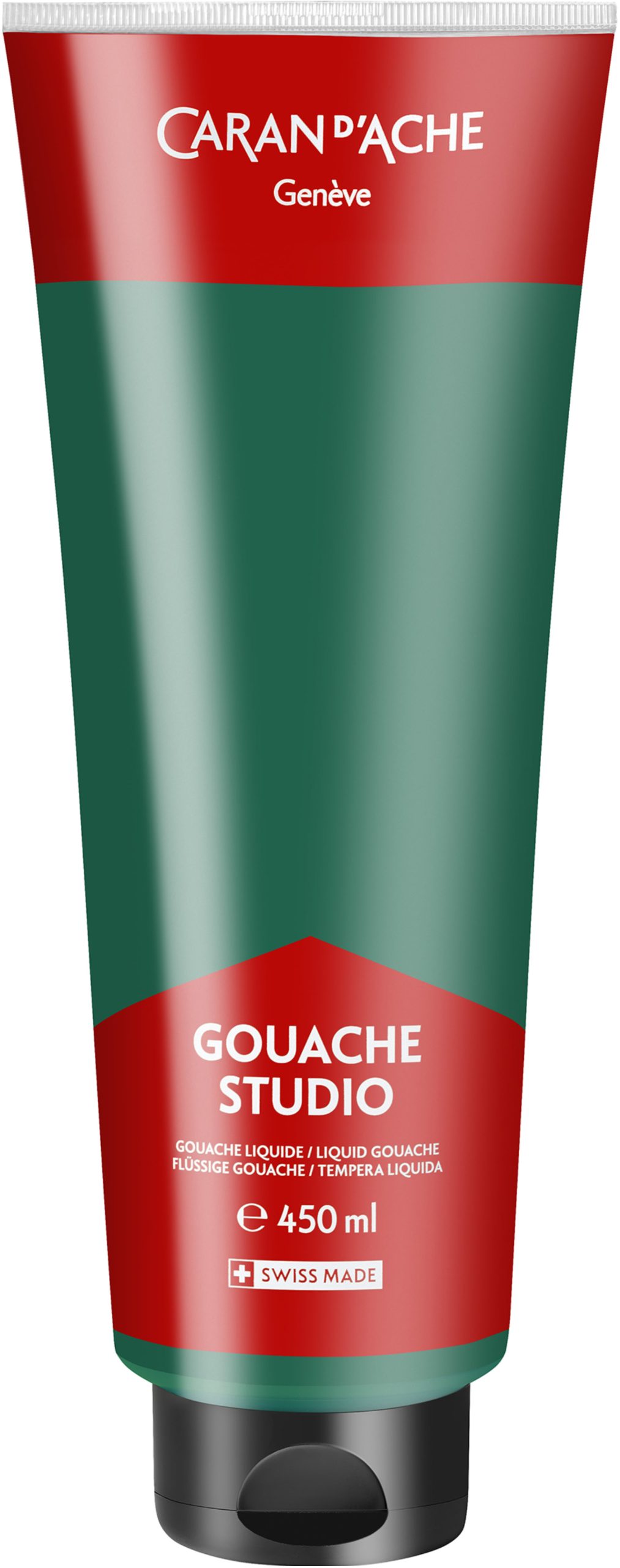 CARAN-DACHE-2340.210-7630002358286 CARAN D'ACHE Deckfarbe Gouache 450ml 2340.210 smaragdgrün, Studio – Hochwertig & günstig bei ShopDeca